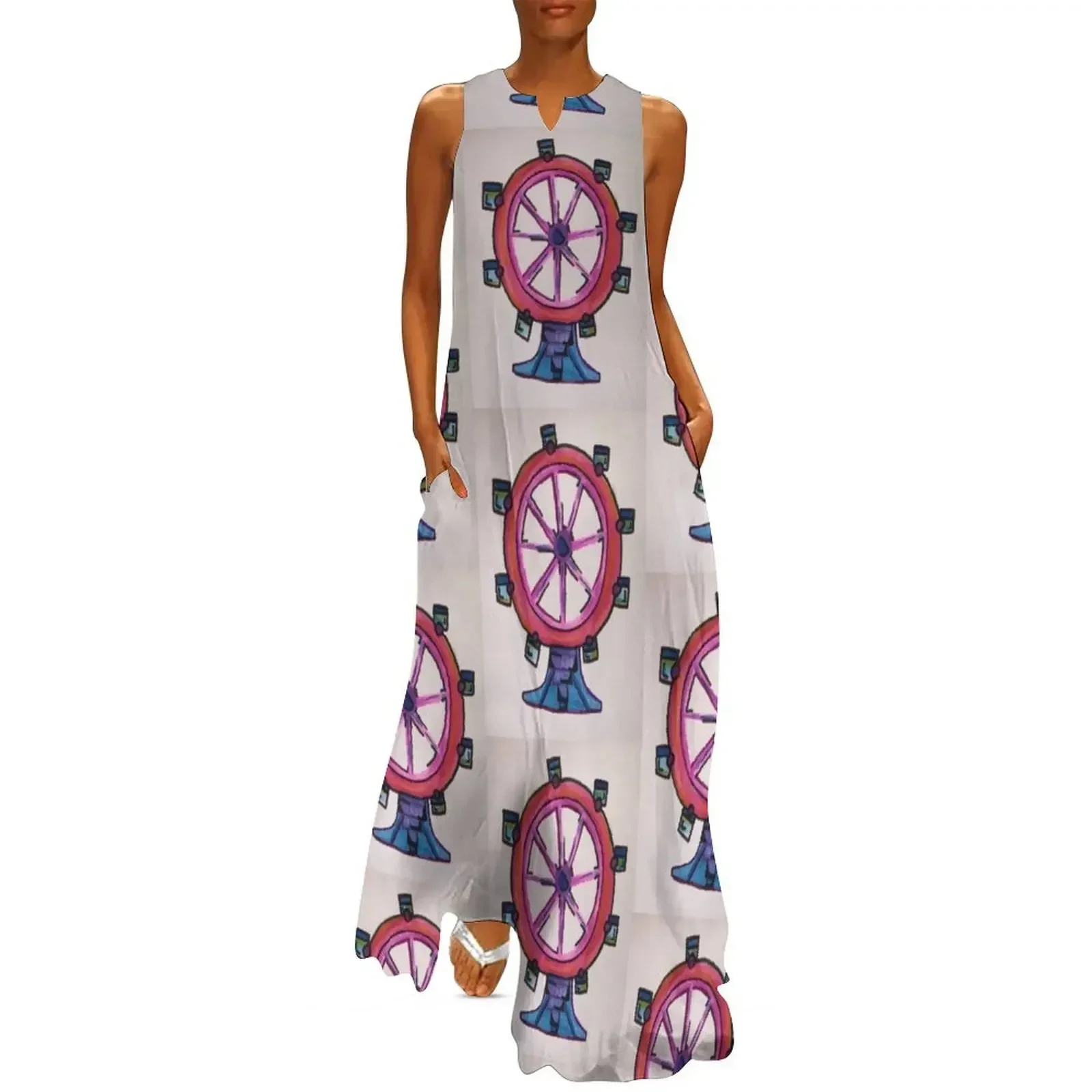 

Ferris Wheel Long Dress long sleeve dress Dress women summer dresses women 2025 summer woman 2025 trendy