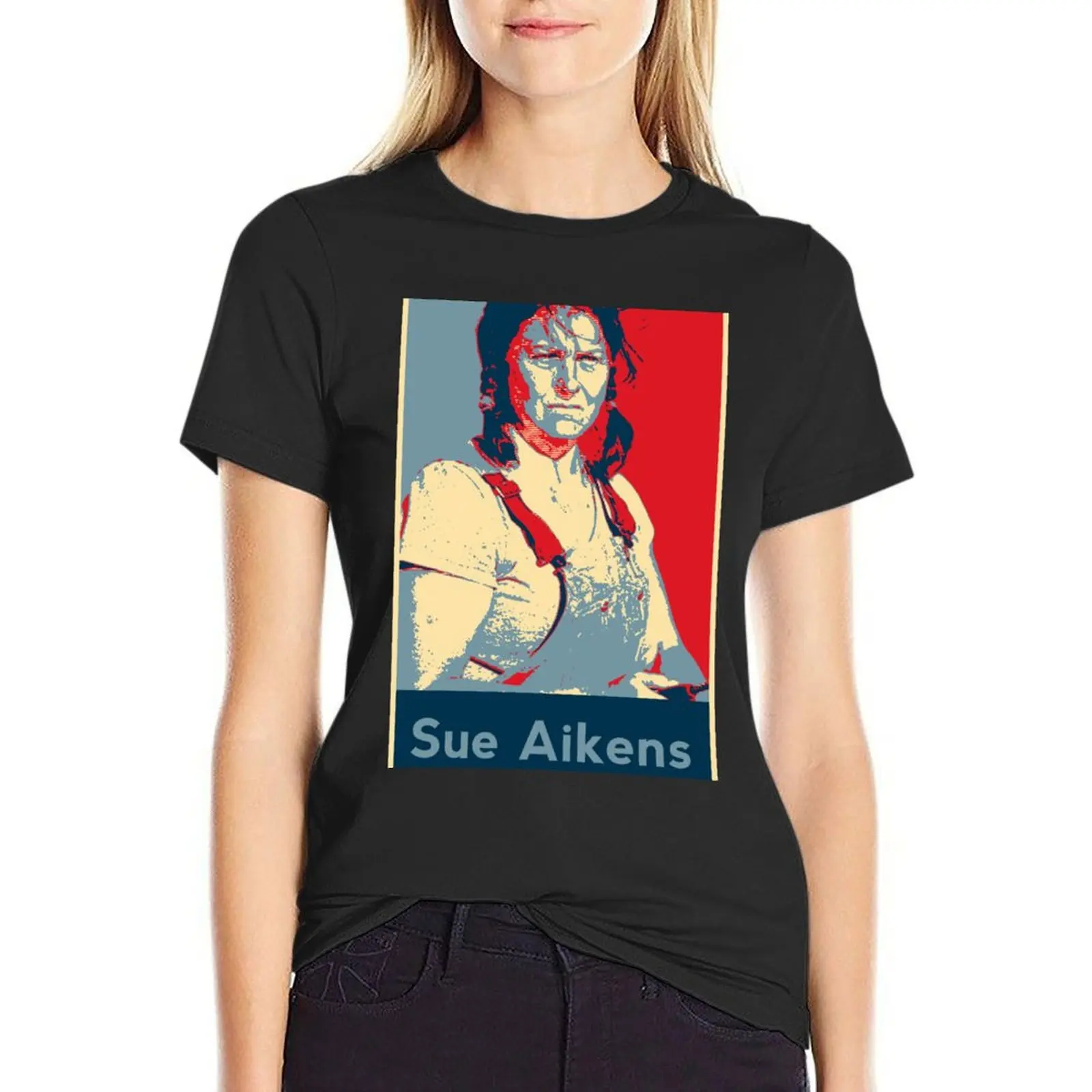 Sue Aikens T-Shirt aesthetic clothes plus size tops graphic t-shirts for Women