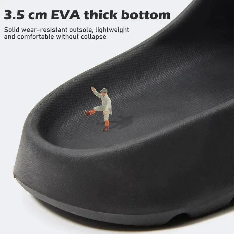 ZUOFU Kokosnuss-Slipper, Wolken-Dicksohlen-Sandalen, Sommermode, weiche Sohle, Strand-Herren-Slipper, Damen-Sandalen, EVA-Slides – Detail 7