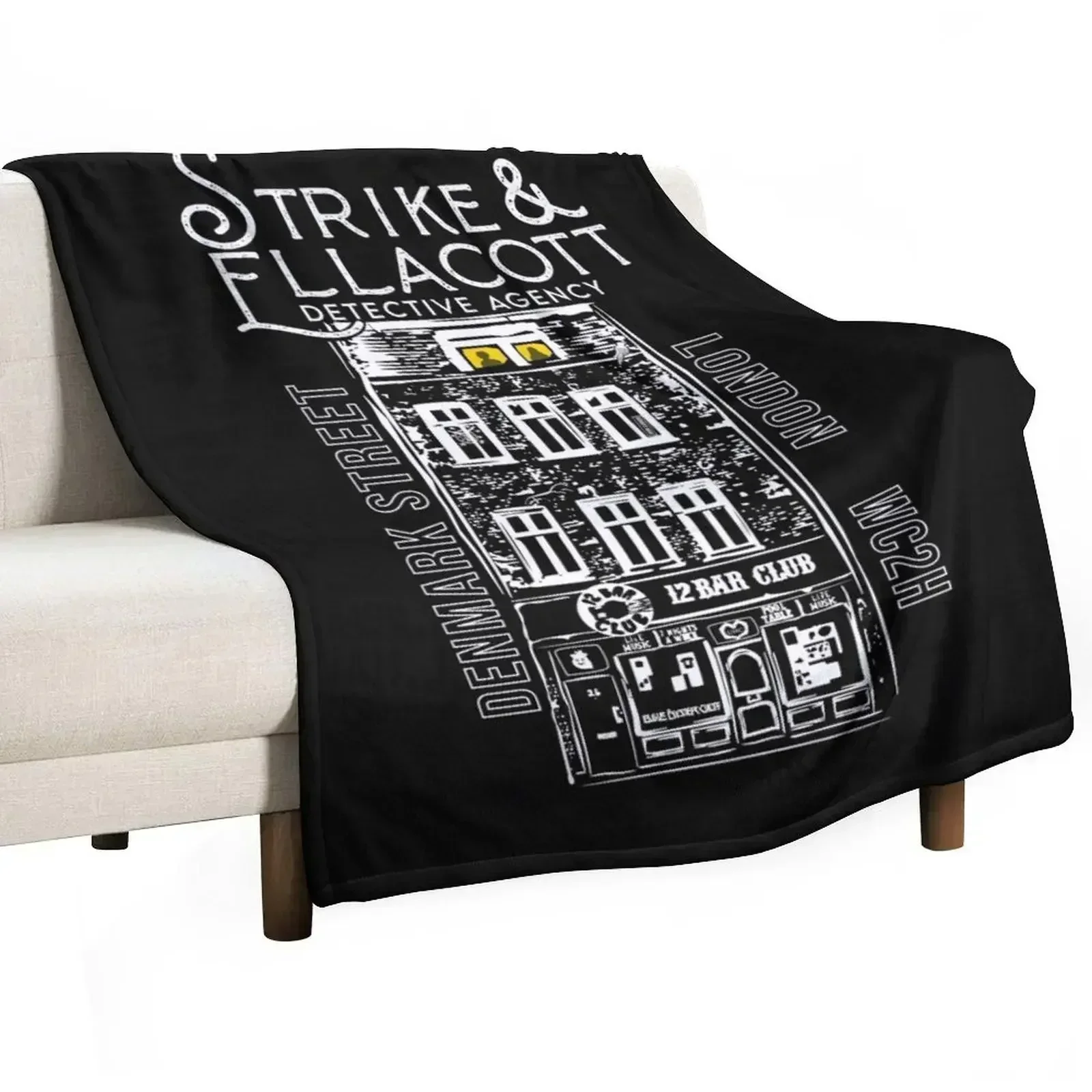 

Cormoran Strike and Robin Ellacott Throw Blanket Cozy Throw Blanket for Bed Sofa Chair