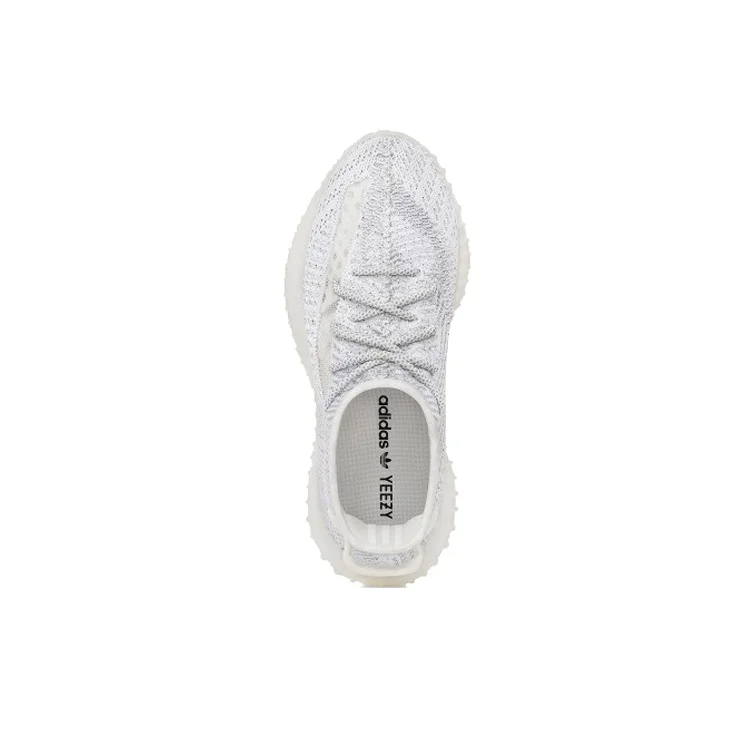 Adidas Originals Yeezy Boost 350 V2 Static Mesh Slip Resistant Low top Casual Shoes Unisex Gray White 20 23 Edition EF2905-20-23 view 6