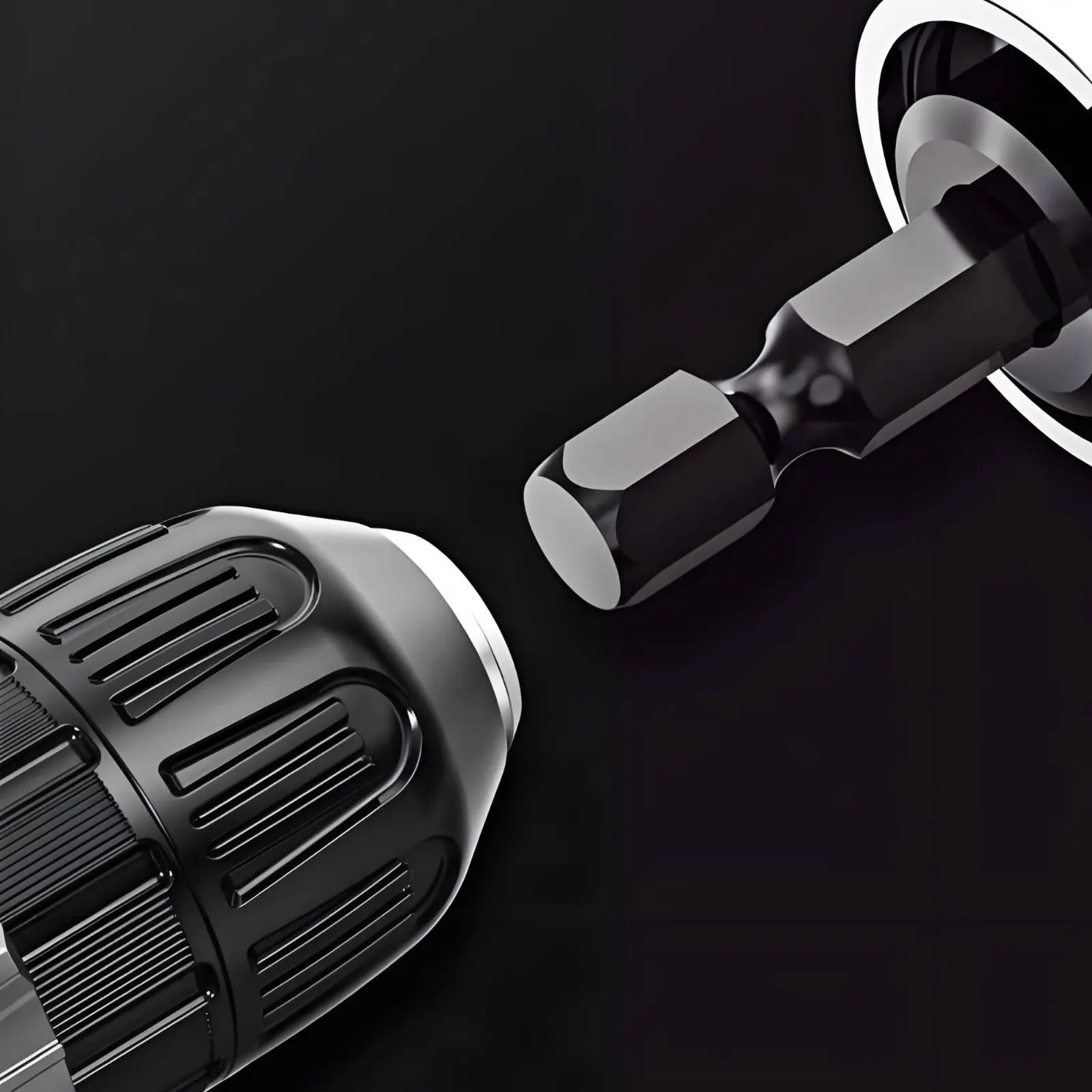105 Degree Drill Adapter Tight Space Reach 105 Degree Angle Adapter Hex Shank Bit Holder Hard to Reach Spots for Small Gaps