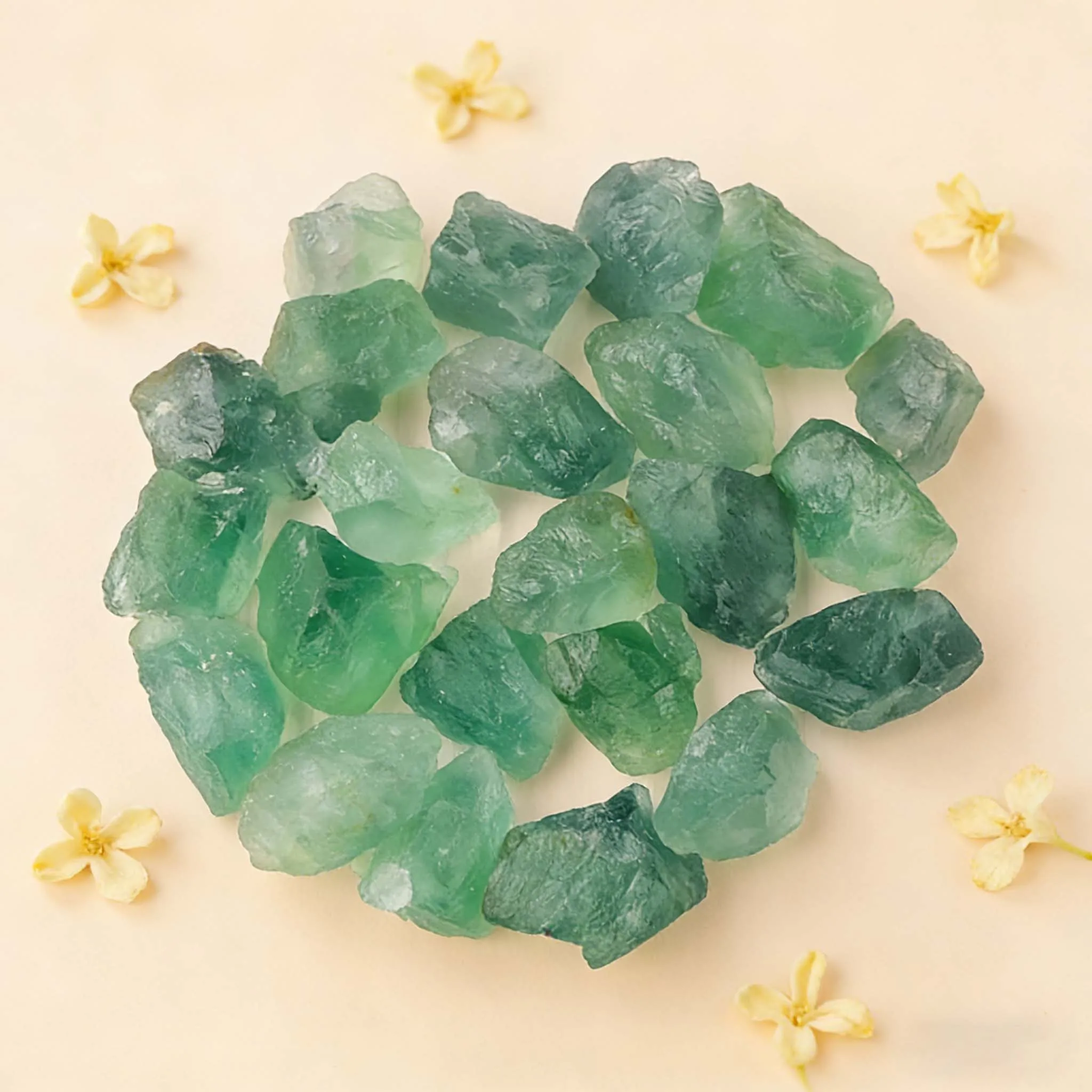 天然石クォーツ,本物のミネラルロック,緑色,不規則な形状,癒しの石,家の装飾