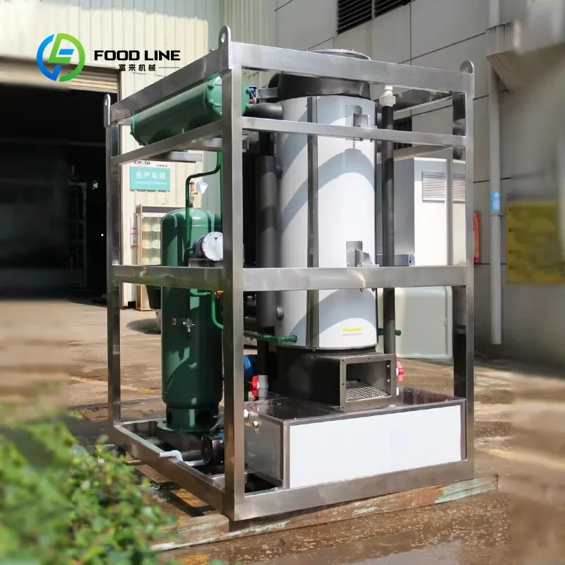 Customized Industrial Tube Ice Machine 5000KG/24H with Motor & Pump 380V/220V Energy Saving for Fresh Keeping Cold Drinks