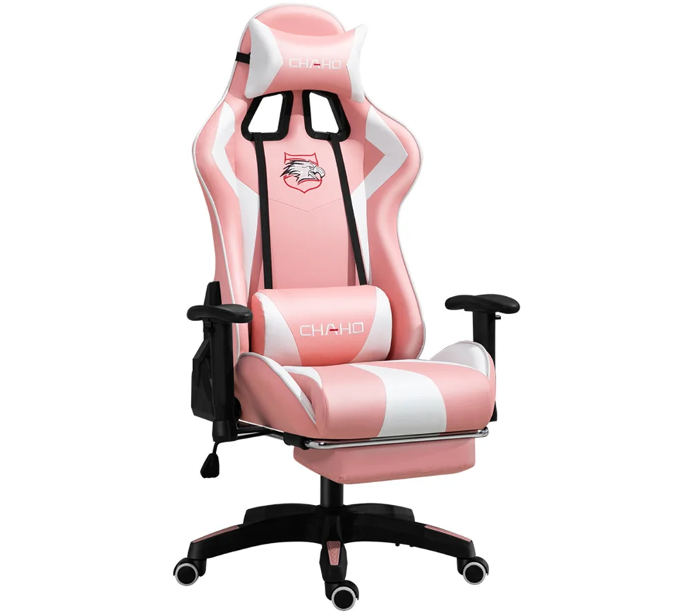 Cuero Rosada Jiquiao Acolchado Unidad for Elegant 2020 Video Y Metal Juegos Gaming Gamer Silla