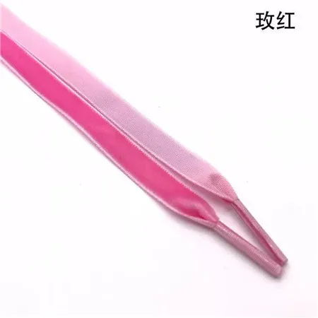 1 Pair Single-side Velvet Surface Shoelaces Width 1cm Length 80/100/120/160CM Red Black Sports Casual Shoes Laces