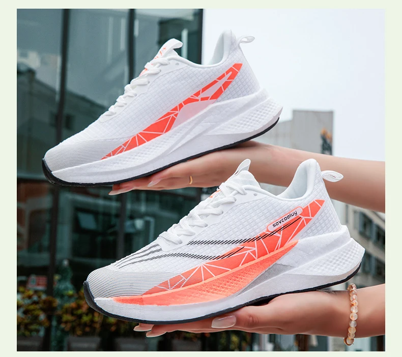 Marathon-Laufschuhe für Herren, Sport-Carbonsohle, atmungsaktiv, leicht, bequem, Damen-Sportschuhe mit Dämpfung und Stabilität – Detail 35