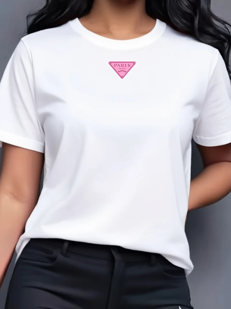 

Women's T-shirt Fashion Printed Female Short Sleeve Classic Style Shirts Summer Clothing Y2k Top harajuku women clothes