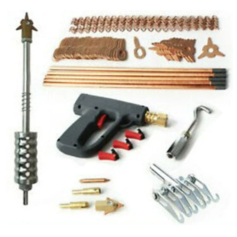 86 Pcs/set Spot Welder Dent Puller Kit Spot Welder Straighten Dent Remover Dent Repair Removal Equipment Car Repairing Tools