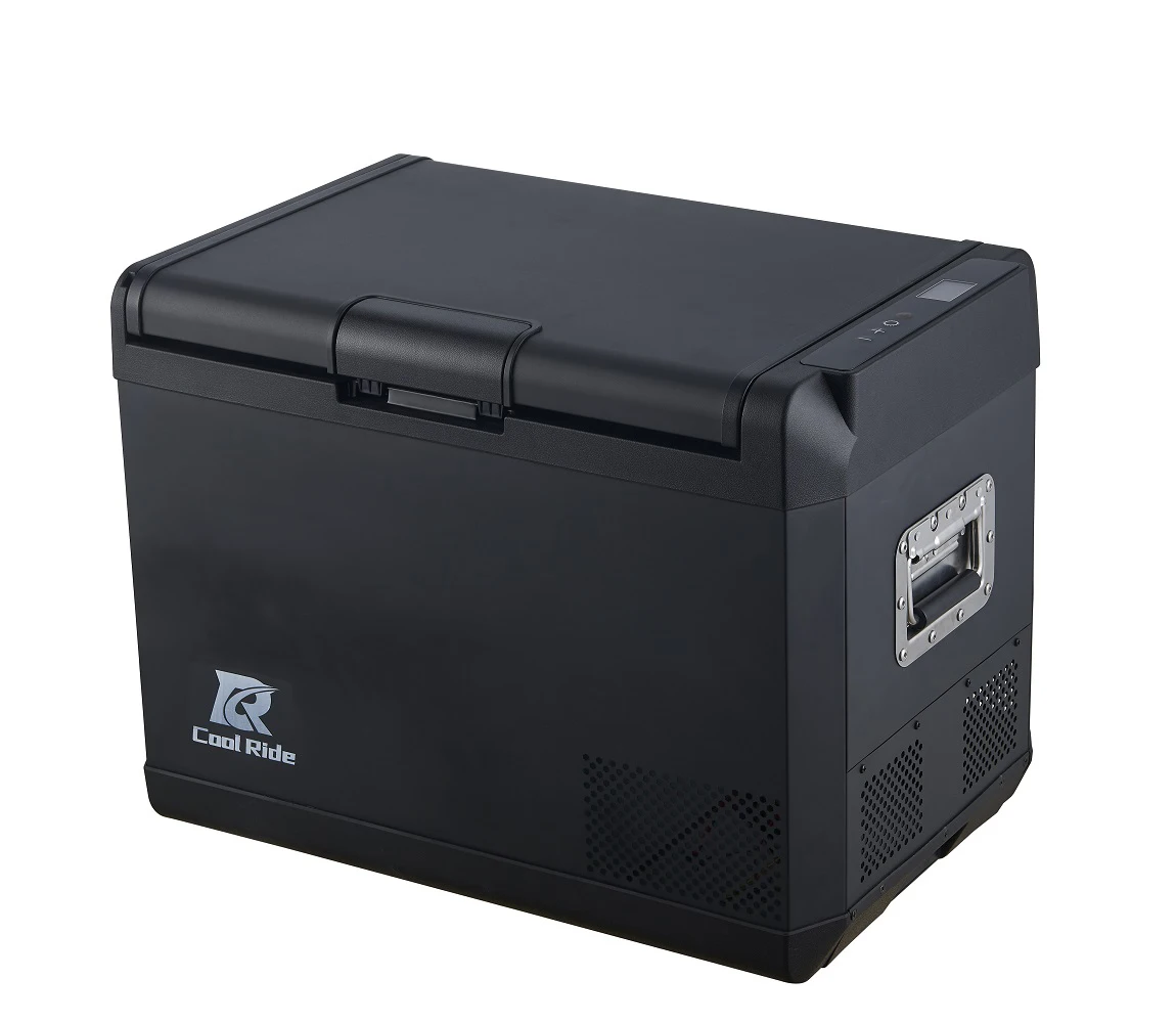 CoolRide-nevera portátil T47 para coche, nevera para exteriores, 12V, 24V, con compresor, una sola zona de refrigeración