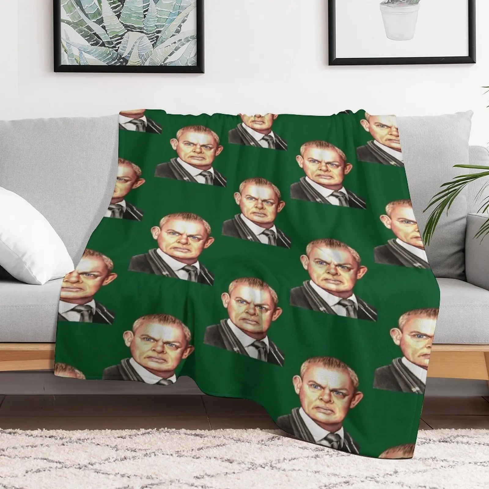 Doc Martin Martin Clunes Long Sleeve PersonalizedTrendy, Hoodie Sweat Custom GiftEssen Throw Blanket Bed Blankets