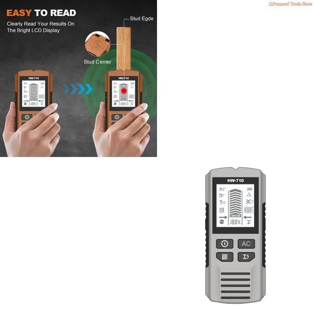 Advanced Studs Finders Wall Scanners with Multiple Detection Types for Accuracy W91B