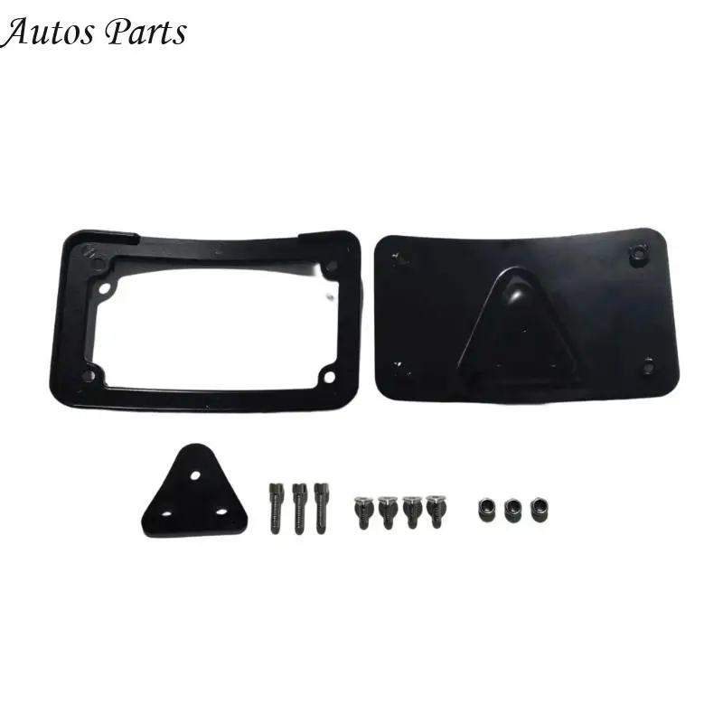 Picture 6: 57BA Universal Arched License Plate Bracket Rack for  Motorcycle Applications