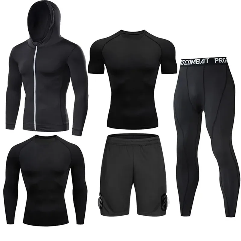 New Fitness Sports Set Bicycle Basketball Basketball Compression Man Kit Jersey Hot Young Sports Kit