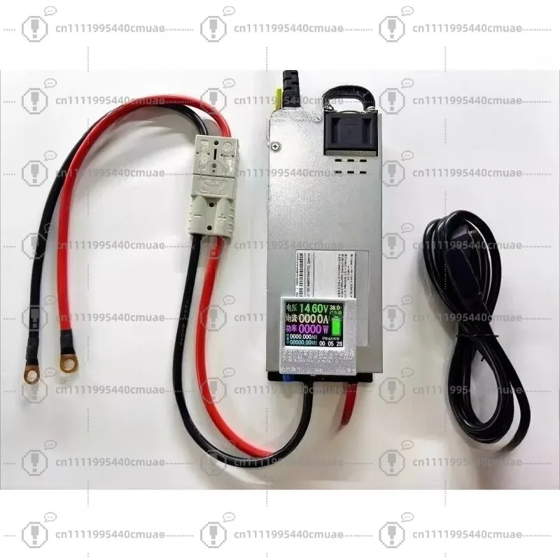 Anti-reverse connection and anti-backflow 13.8V14.6V100A lithium iron phosphate charger, RV charging,   car battery charger