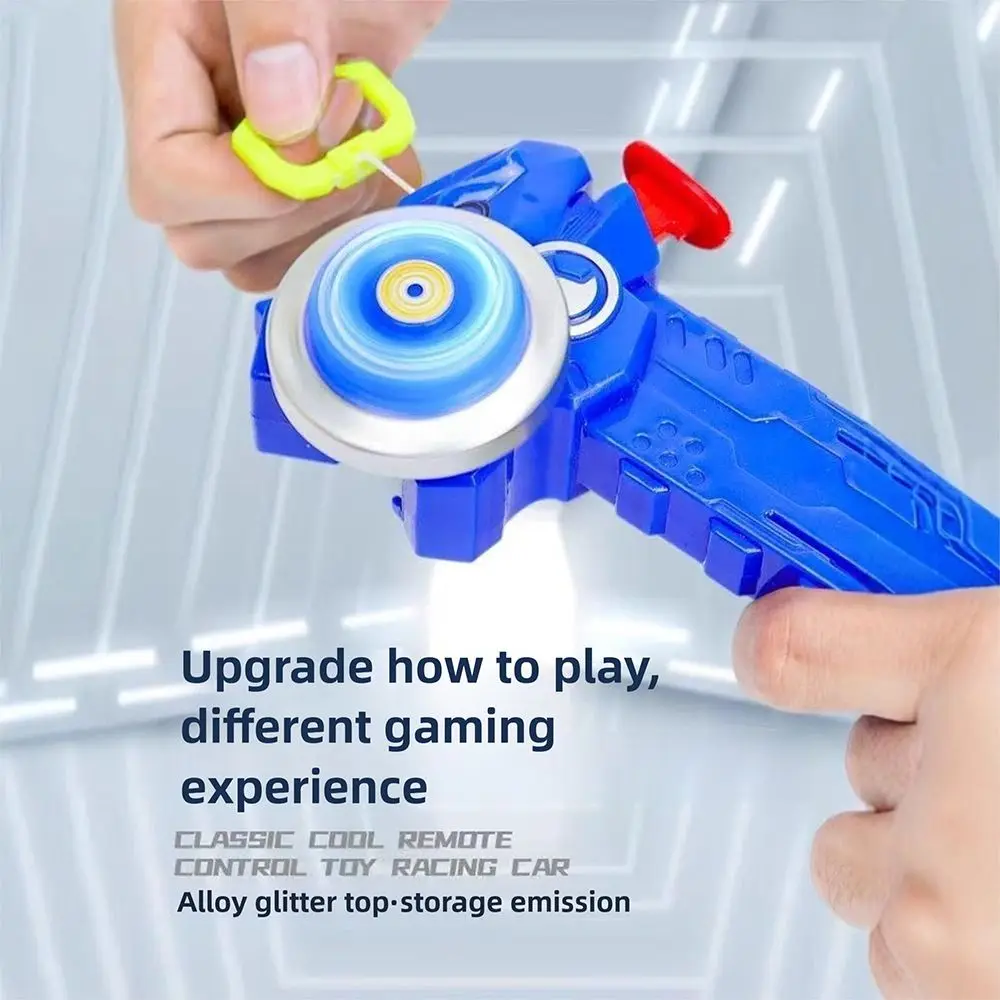 New Spinning Bey Battling Top Plastic Casual String Launcher ABS Metal Burst Gyro Toy for Kids Ages 8 and Up