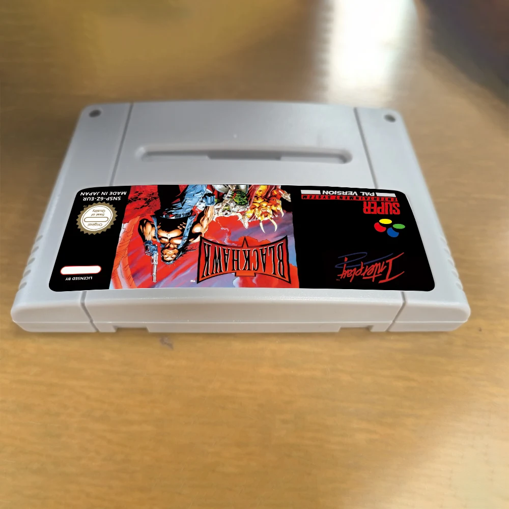 Gioco Blackthorne Action 16BIT SNES per console USA e europee