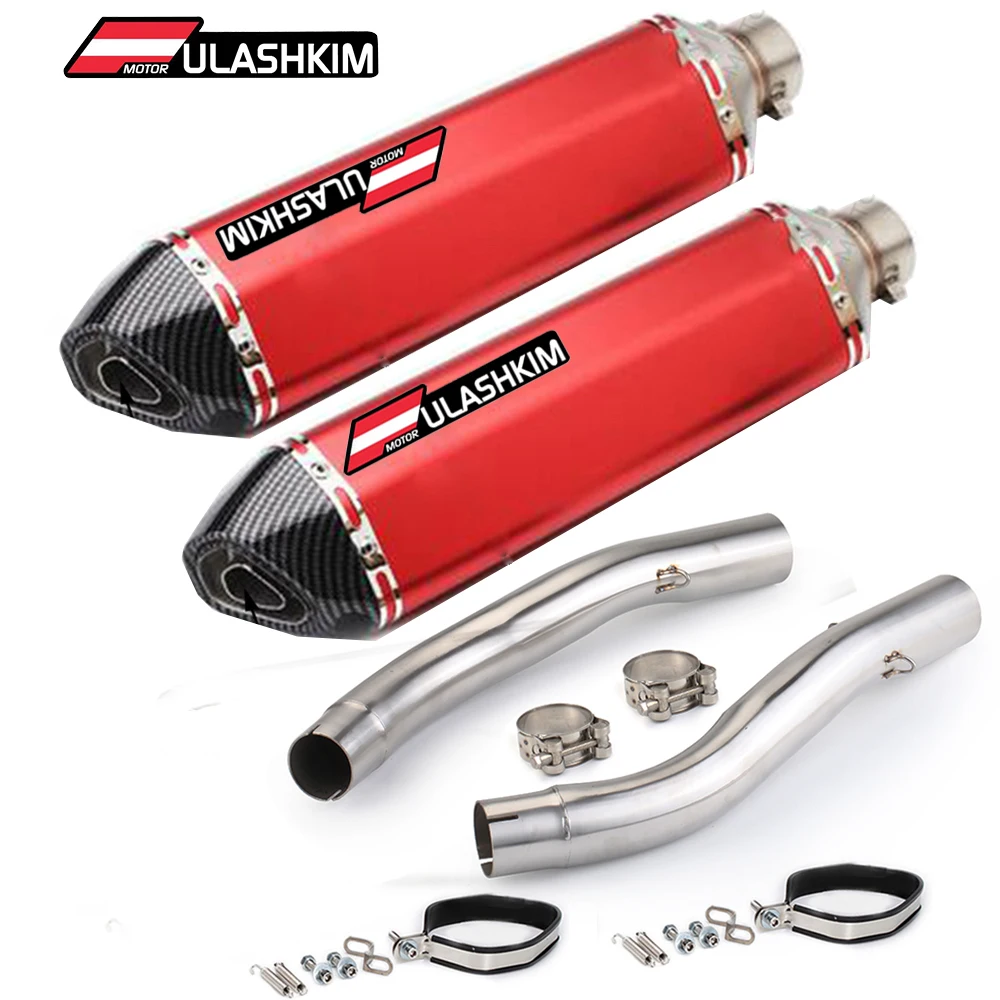 Z1000 Slip On Exhaust For Kawasaki Z1000 2003-2006 Motorcycle Carbon Fiber Exhaust Muffler Escape Pipe Zx-141r Exhuast Z1000