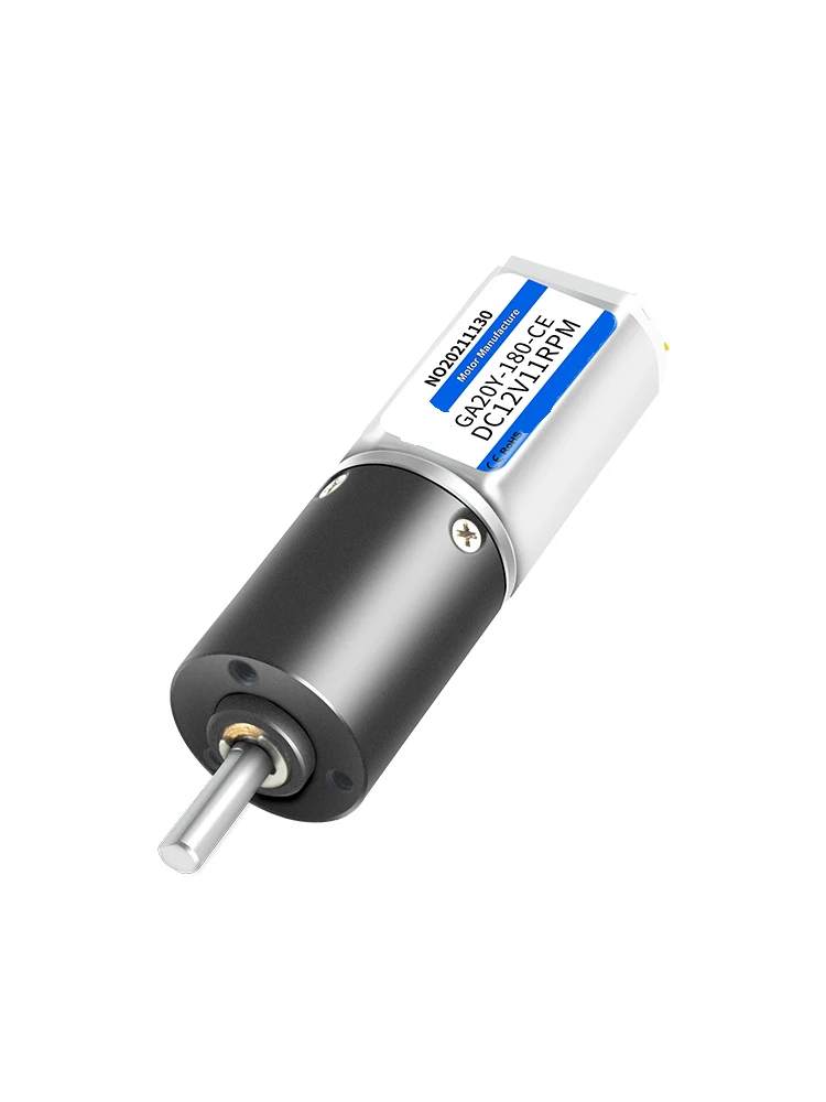 20GP-180 dc 12V 24V Planetary Gear Motor High Torque Reduction Speed 11rpm-2268rpm PWM Controller Forward Reverse Motor Engine