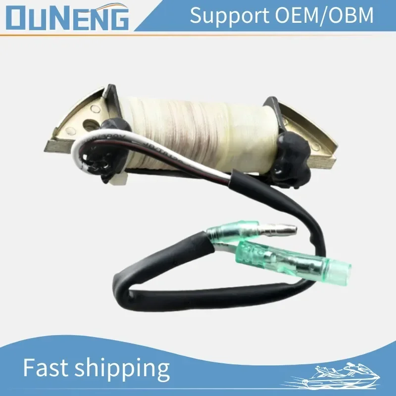 

OUNENG Brand NEW Charge Coil 369-06021 Merury Boat Motor M NS 5HP 4HP 369-06021-0 T5-05000200 Engine Replaces Parts