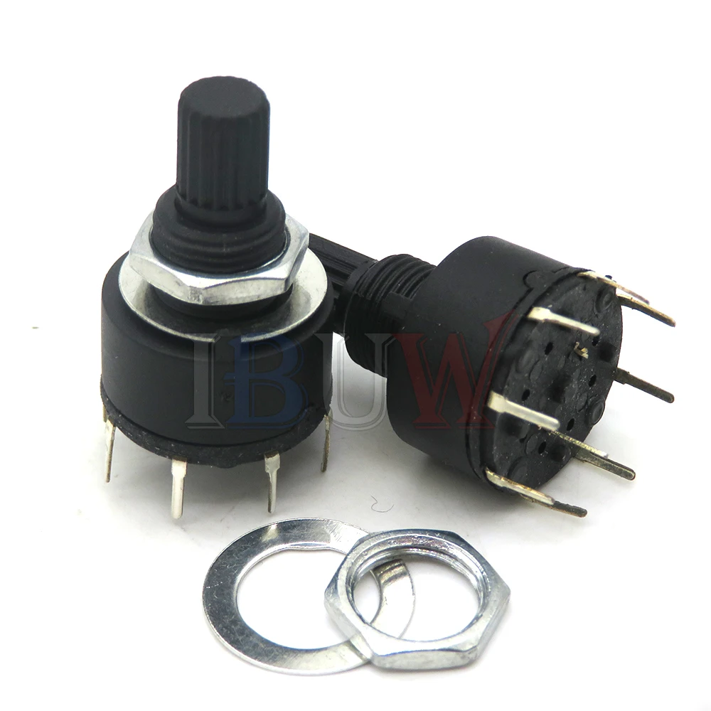 RS16 RS26 Selectable Band Rotary Channel Selector Switch Single Deck Rotary Switch Band Selector 1P12T 2P6T 3P4T 4P3T