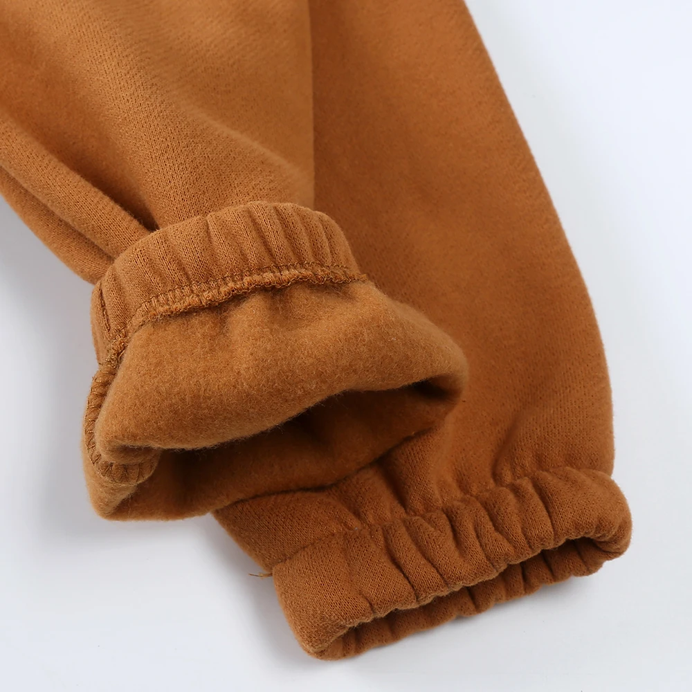 1-7y Winter 2pcs Kinder Jungen Kleidung setzt warme Anzüge Baumwolle Fleece Kapuzen pullover Jogging hose Kinder Set Mädchen Trainings anzug Sporta nzug – Detail 11