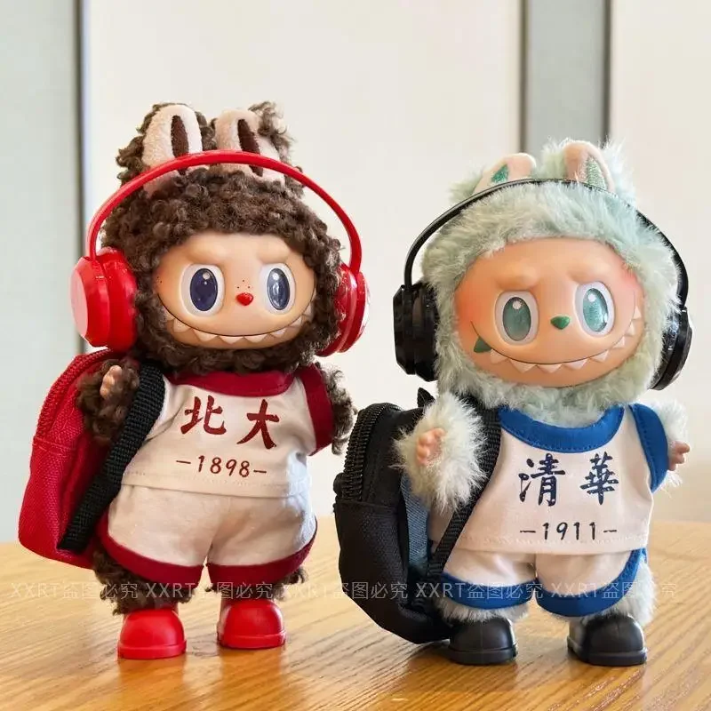 

Labubu Clothing Trendy Labubu Baby Clothes 123 Generation Vinyl Doll Tsinghua Peking University Super Cool Set