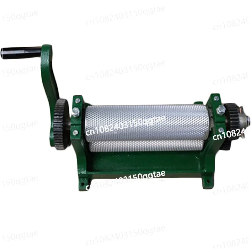 

1PC Manual Honeycomb Embossing Machine Aluminum Alloy Bee Bee Special Beeswax Foundation Sheet Press Roller Machine