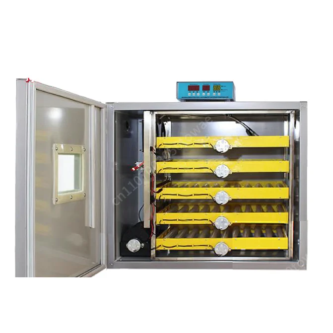 High Quality 300 Chicken Egg Incubator Fully Automatic 360 Degree Rolling Tray Multi-Functional 220v Farm Duck Quail Care Motor