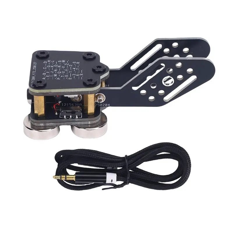 

【CYBER MONDAY】Mini CW Keyer Automatic Trainer PCB 4 Nd Magnet Bases Double Paddle Automatic Morse Code Key