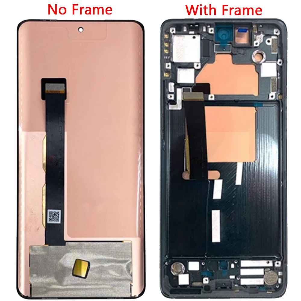 For Motorola Moto Edge 30 Fusion LCD Screen OLED Display With Frame 6.5\