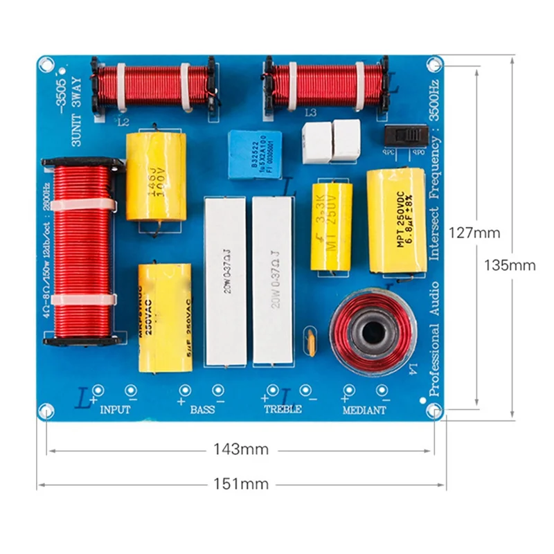 KTV المرحلة المهنية المتكلم كروس الثلاثي كروس كروس عالية الأوسط منخفضة كروس وحدة كروس ، سهلة الاستخدام Abgi
