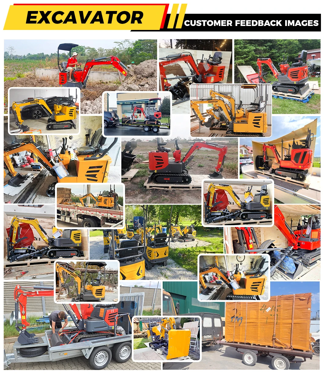 Günstiger Preis 1,6 Tonnen Mini-Bagger Multifunktionaler Hydraulischer Mini-Raupenbagger Schnelle Lieferung Garten-Kompaktbagger Maßgefertigt – Detail 12