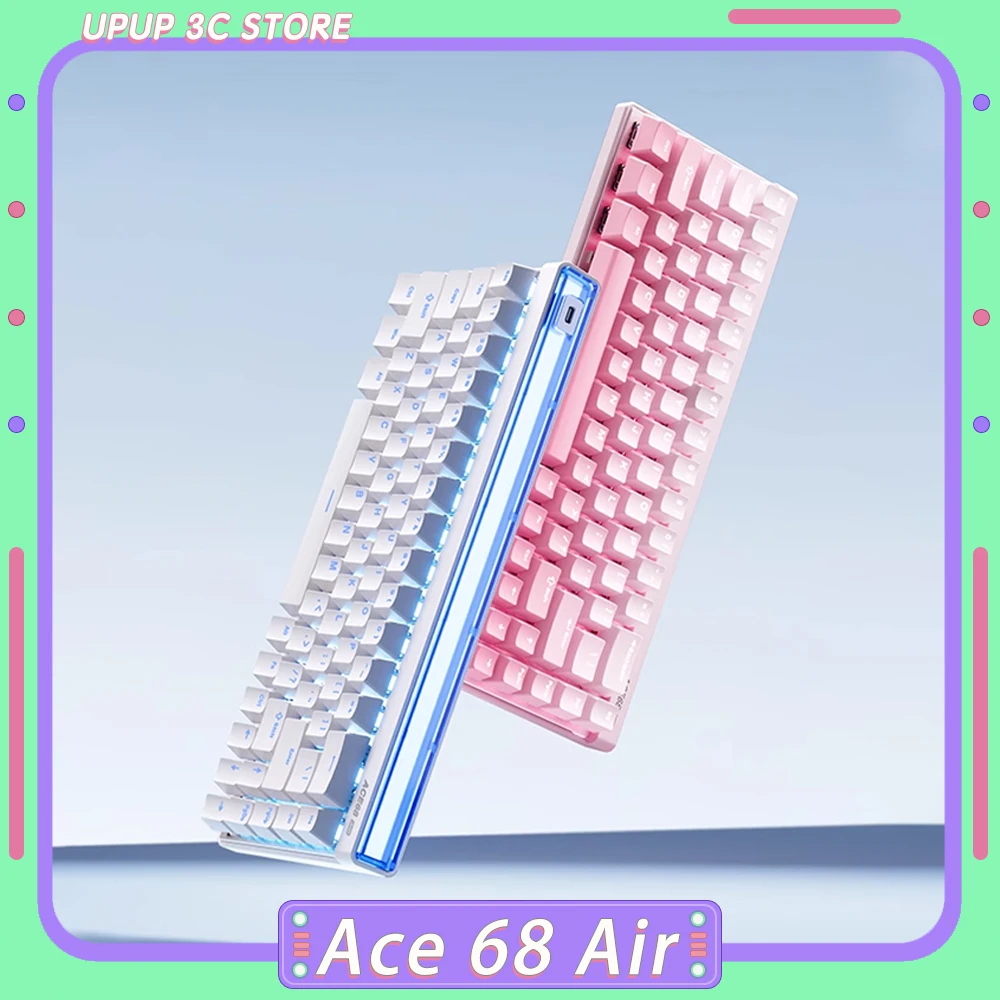 

MCHOSE Ace 68 Air Magnetic Swtich E-sports Gaming Keyboard Custom Wired Keyboard 8K 0.1ms Low Delay Keyboard Office PC Gift