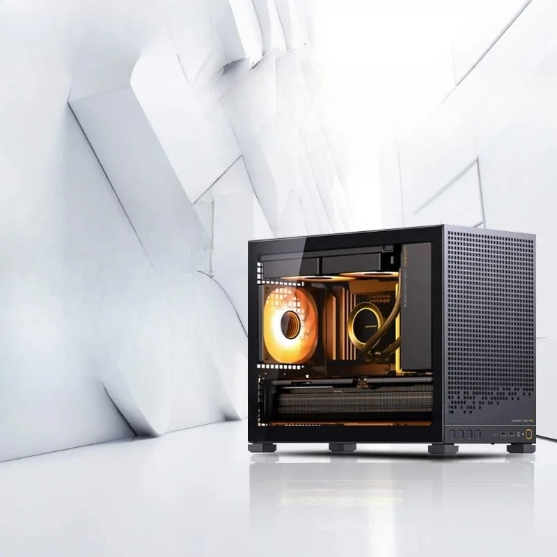 

D32 PRO Black Desktop Small PC Case Transparent Adjustable Motherboard ATX Power 240 Water-Cooling корпус пк ケース