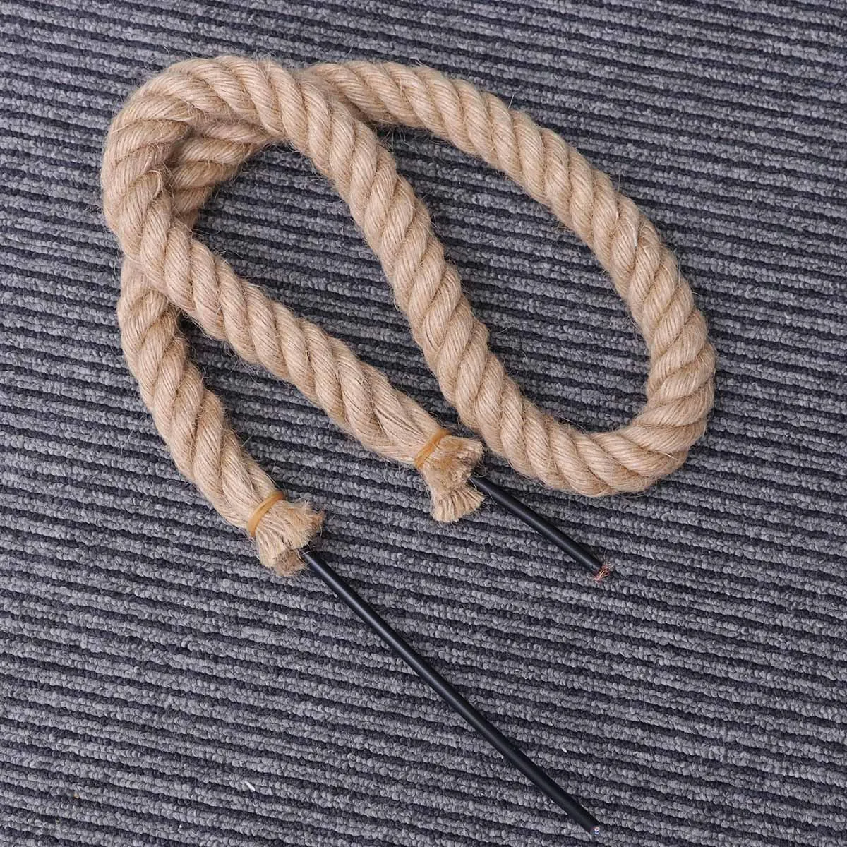 

Vintage Fabric Covered Wire Cord For Pendant Lamp Diy Lighting Hemp Rope Style Electrical Cable Wall Floor Table Light (1M)