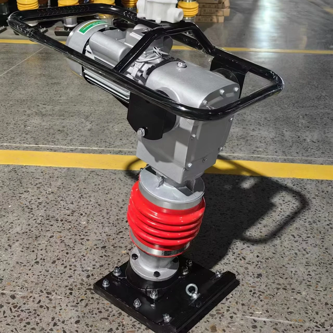 

Trench Roadbed Compaction Vibration Tamp Rammer Electric Asphalt Tamping Compactor High Frequency Strong Impact Tamping Rammer