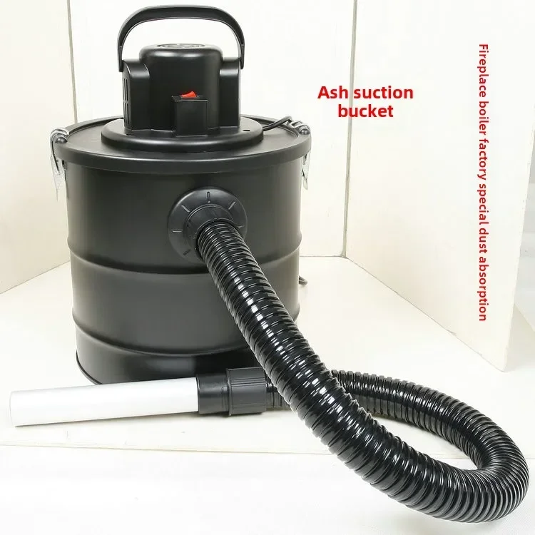 220V Large Capacity Ash Vacuum for Fireplace and Grill, HEPA Filter System with Durable Hose C