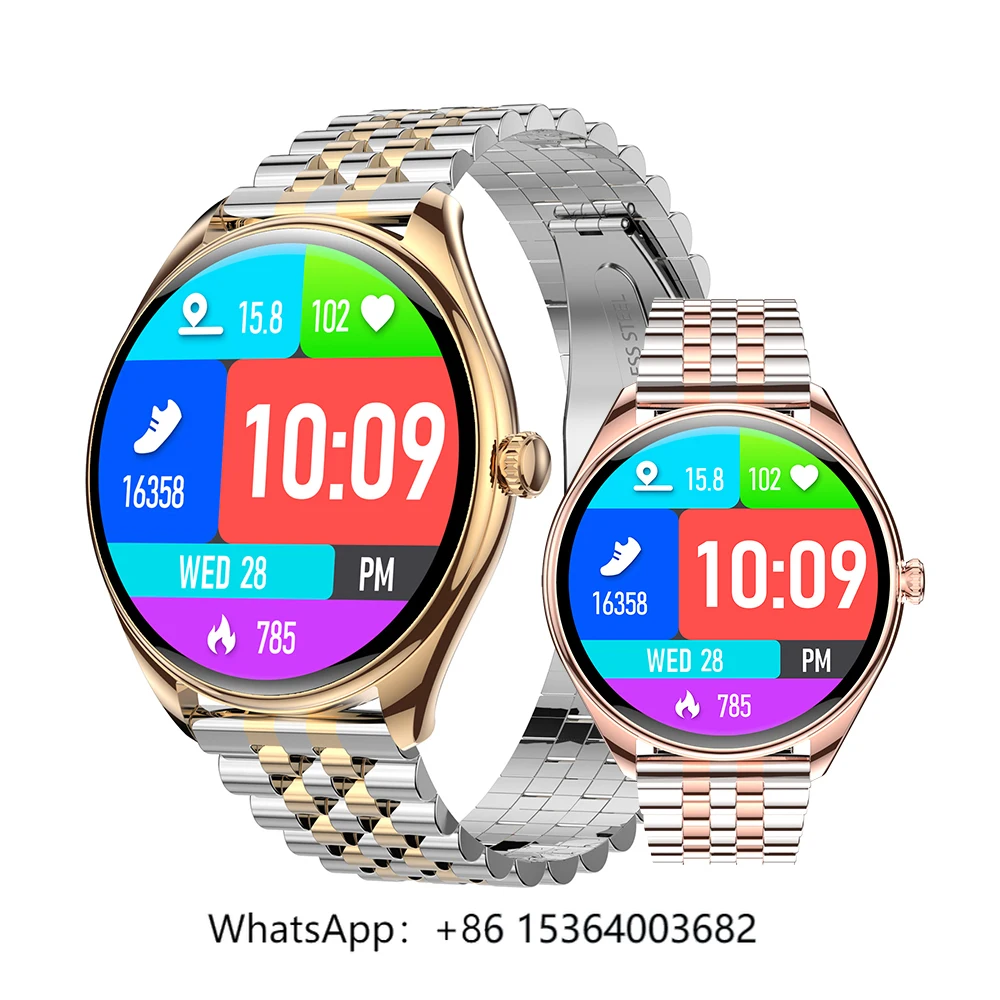 

TJXL- Smart Watch 1.43 Inch Amoled Screen Bt Call IP68 Waterproof Dafit for Men Women Sport Real Blood Oxygen 2024 Smartwatch