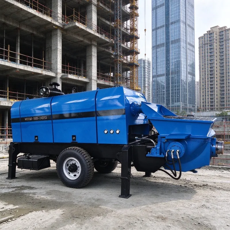 Foam Concrete Pump Machine Portable Lightweight Foam Concrete Pump For Construction Building Site Equipment Use