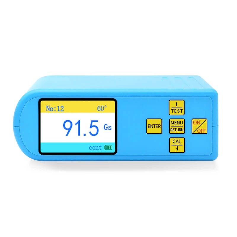 Tester di lucentezza ad angolo singolo 61S Misuratore di lucentezza per mobili automobilistici Misuratore di lucentezza per pietra da stampa
