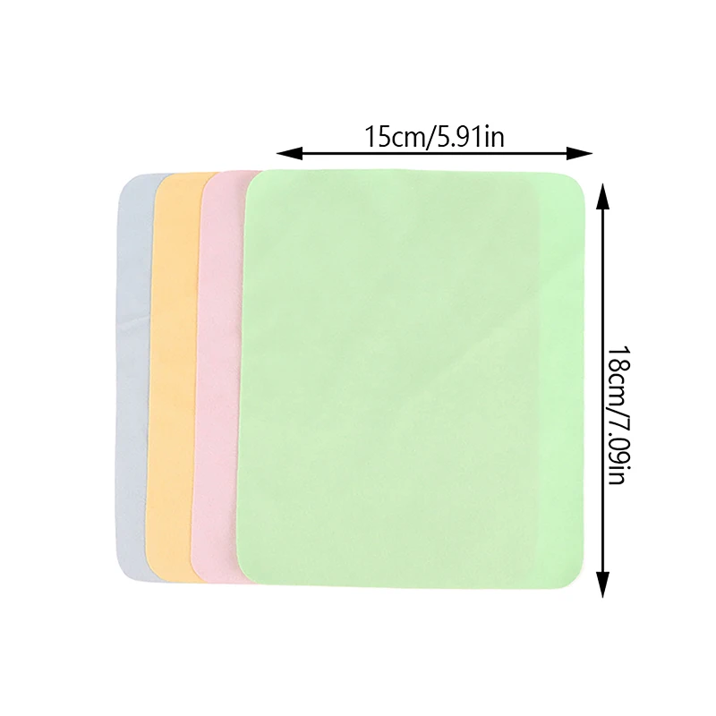5Pcs Chamois Glasses Cleaner Microfiber Cleaning Cloth For Lens Phone Screen Cleaning Wipes