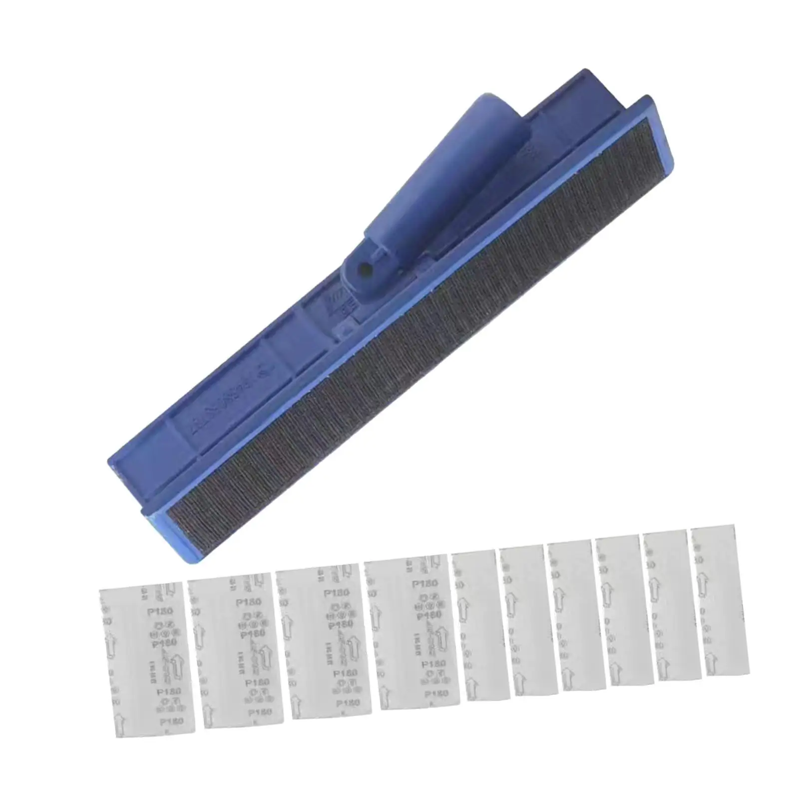 Professional Manual Rotating Stand Putty Finishing Tool with 10 Self-Adhesive