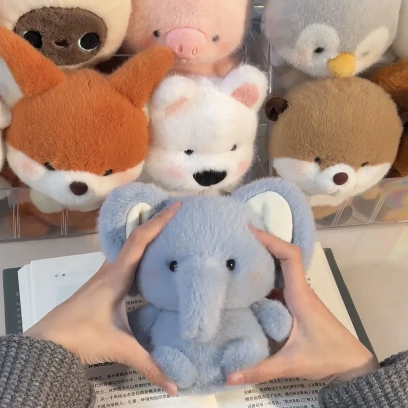 ตุ๊กตาช้างน้อยน่ารัก ตุ๊กตากระต่ายหมี ตุ๊กตาหุ่นยนต์เพื่อนเล่น ของเล่นเด็ก ตุ๊กตาสัตว์นุ่มนิ่ม