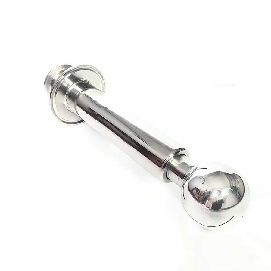 

1.5" Tri Clamp x 2.5" Tri Clover CIP Rotary Cleaning Ball SUS 304 Stainless Steel Sanitary Fitting Beer Beering Length 280mm