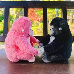 Cartoon Gorilla Plush Toy Chimpanzees Monkey Soft Stuffed Doll Room Decor Birthday Gift