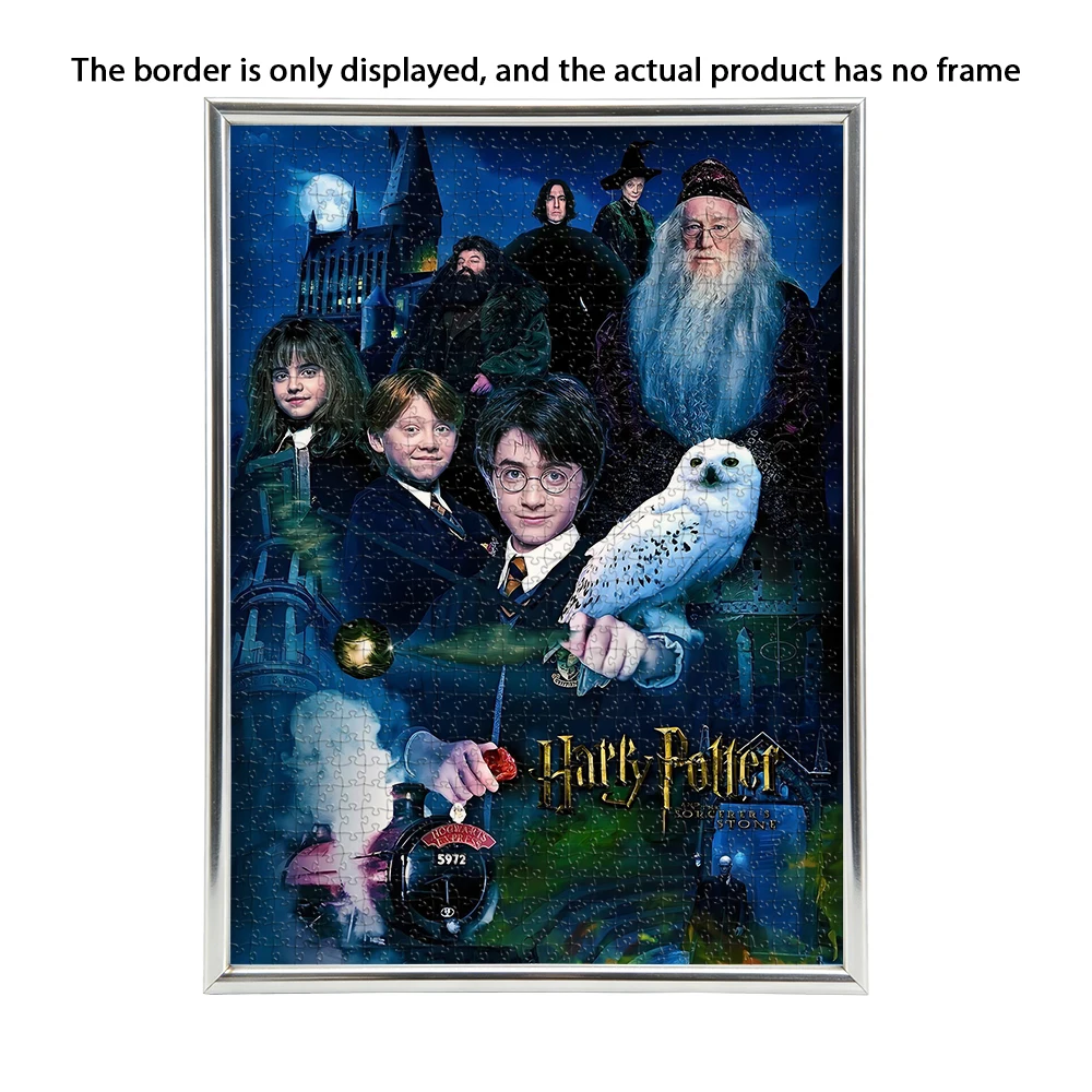 Magic Wizard World Harry Potter Full Characters Hogwarts Hedwig Wooden Jigsaw Puzzle 108/200/300/500/1000pcs Color Box view 3