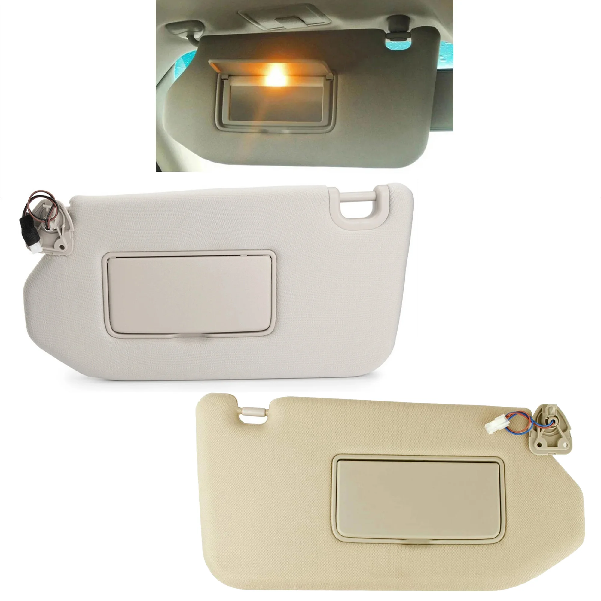 For Nissan Pathfinder 2013 2014 2015 2016 2017 2018 Infiniti QX60 JX35 Front Sun Visor Panel Driver And Passenger Side Sunvisor