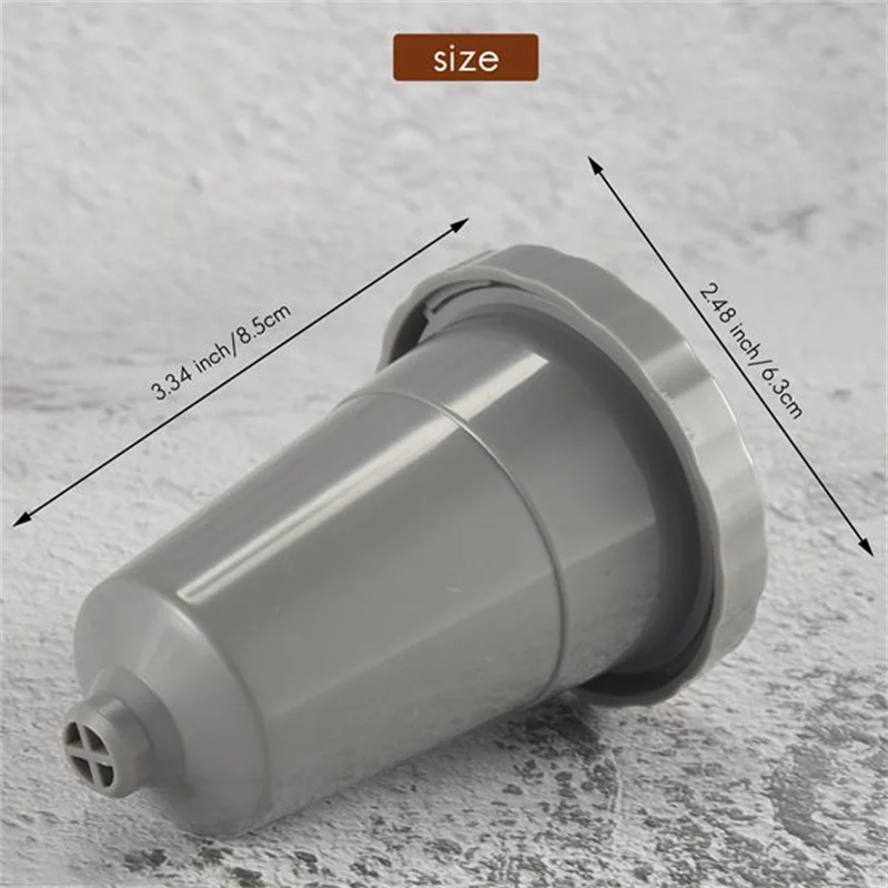 Confezione da 2 filtri per caffè capsule riutilizzabili per Keurig 2.0 My K Cup K500 Brewers B30 B40 B50 accessori per tazze da caffè in acciaio inossidabile