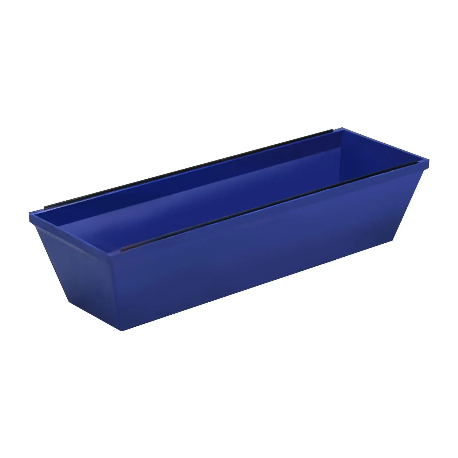 

Drywall Mud Pan Accessory Portable Professional Lightweight Blue with Scraping Bar Multifunctional Heavy Duty Tray Bucket